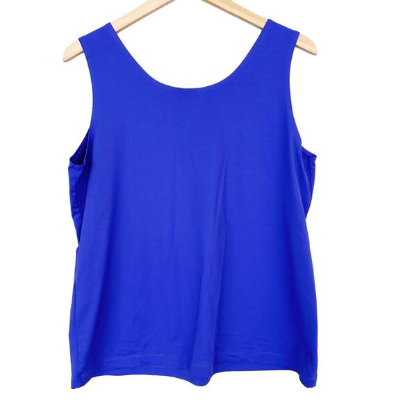 Chicos Purple Stretch Tank Top Sz XL - Picture 4 of 5